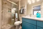 Coastal Treasure, Gorgeous Spa-Style Shower in Master Bedroom